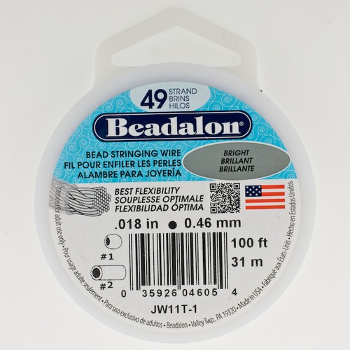 Beadalon strand 018 - 49,